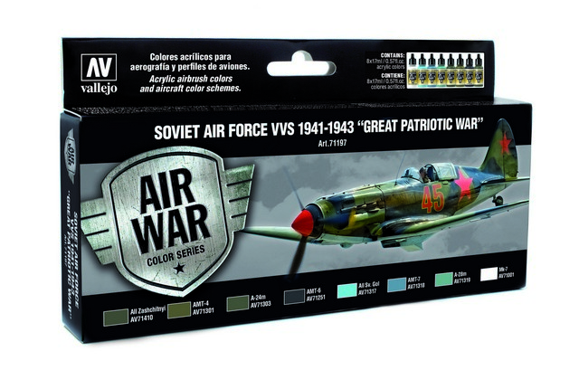 71197 Air War Soviet Air Force VVS 1941 to 1943 Great Patriotic War 8 x 17 ml